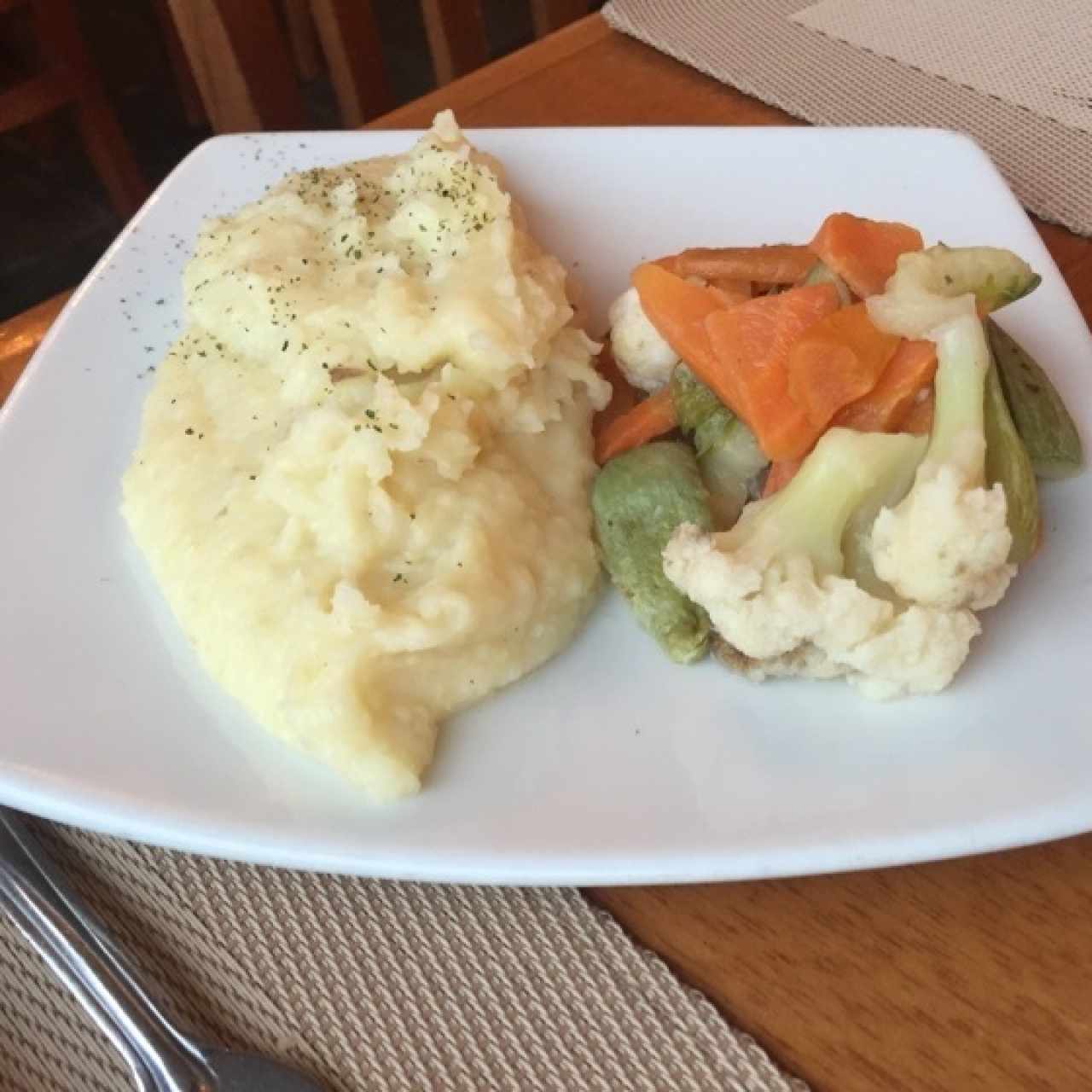 Pure y Vejetales, muy bueno..!
