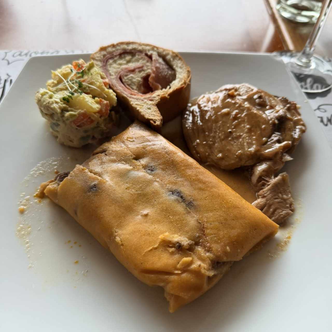 Plato navideño 