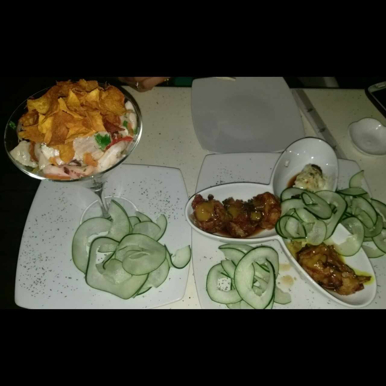 Ceviche Harumi y Entrada Mix 