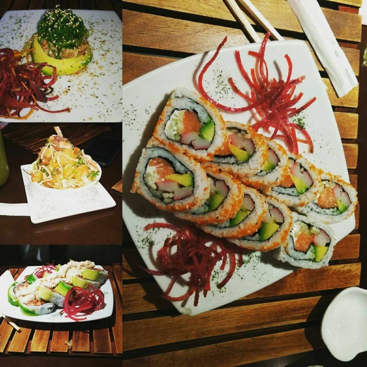 Tartar de Salmon, Roll Mi Reina y Roll Disneyland