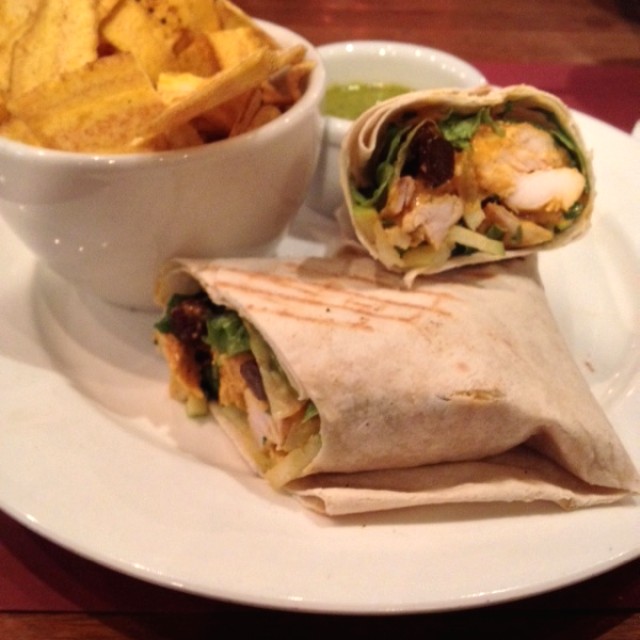 Panini de pollo al curry