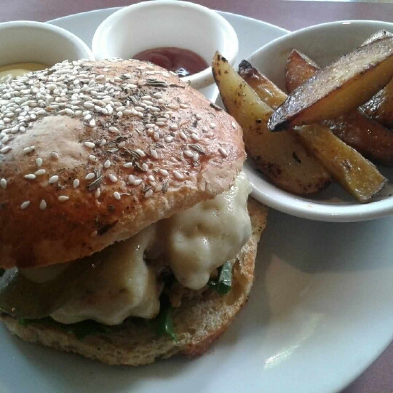 Hamburguesa al grill