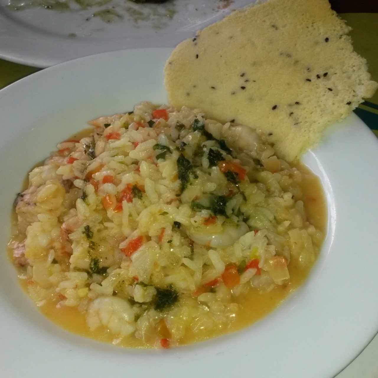 Rissoto de Camarones