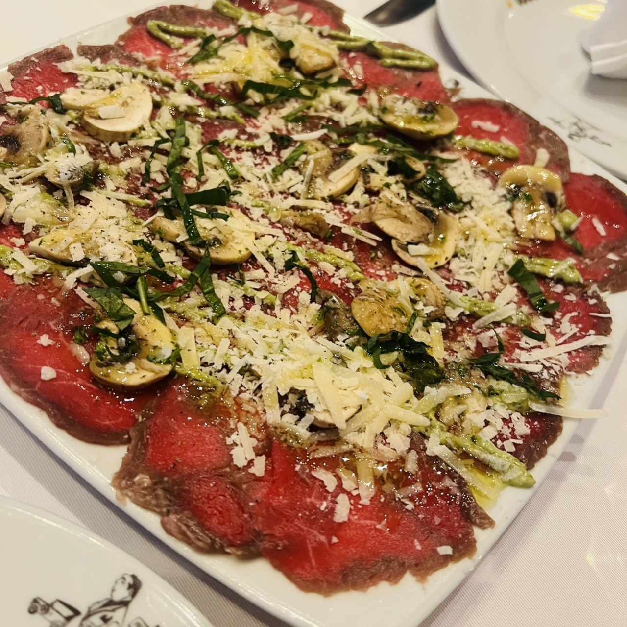 Carpaccio de res