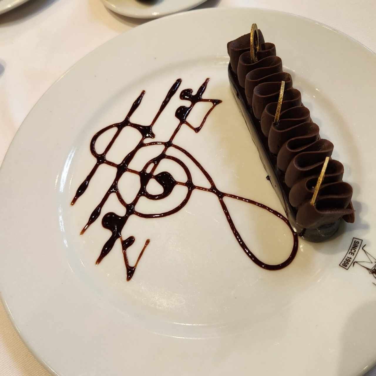 Éclair de chocolate 