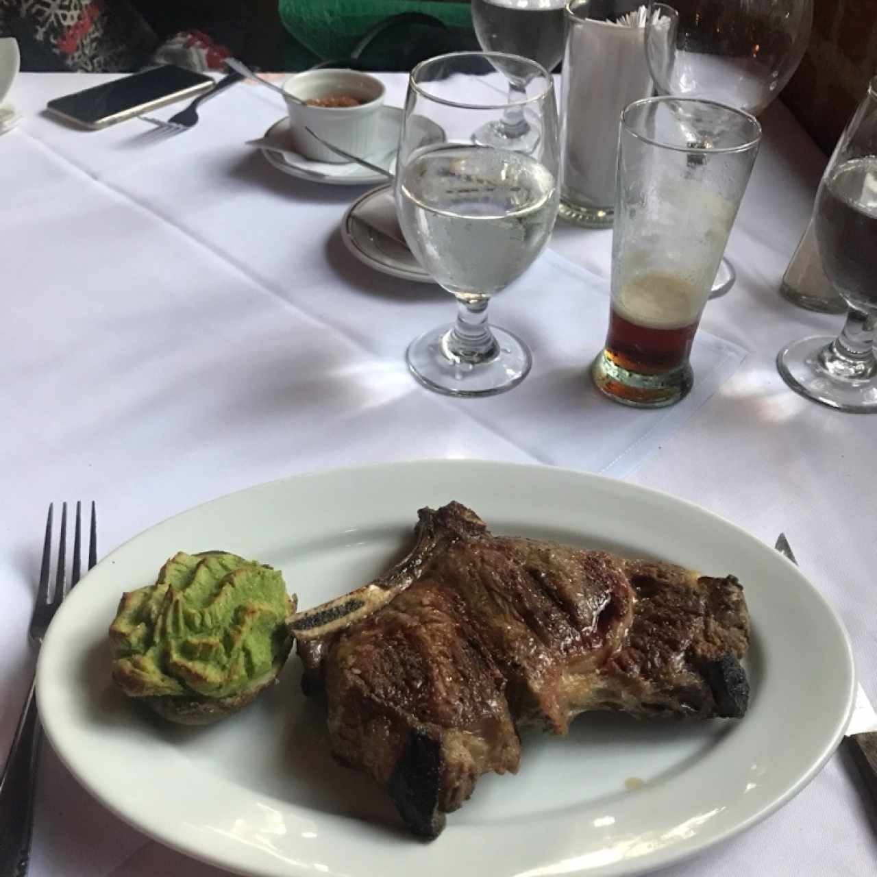 Sirloin con papa de la casa 