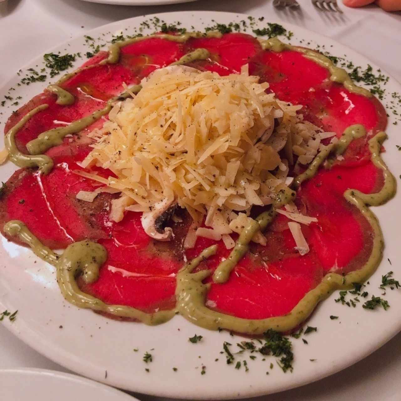 carpaccio de lomito