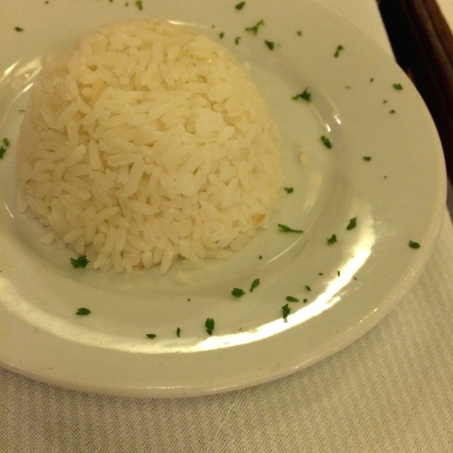 Arroz de acompañante
