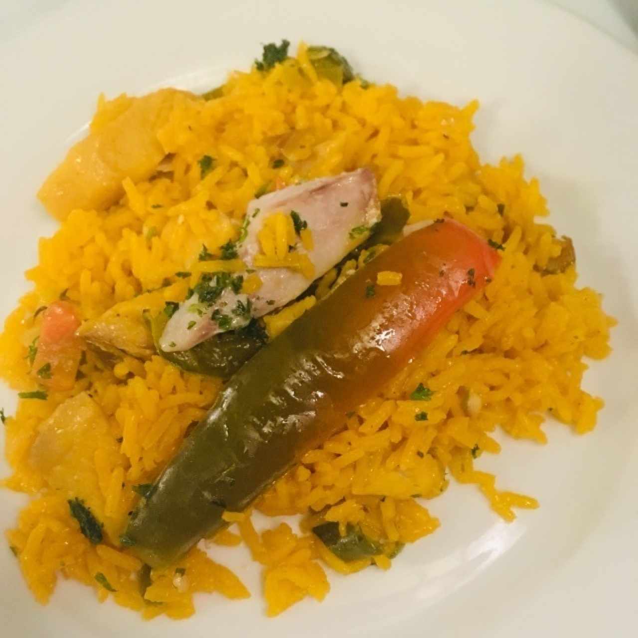 arroz con pescado