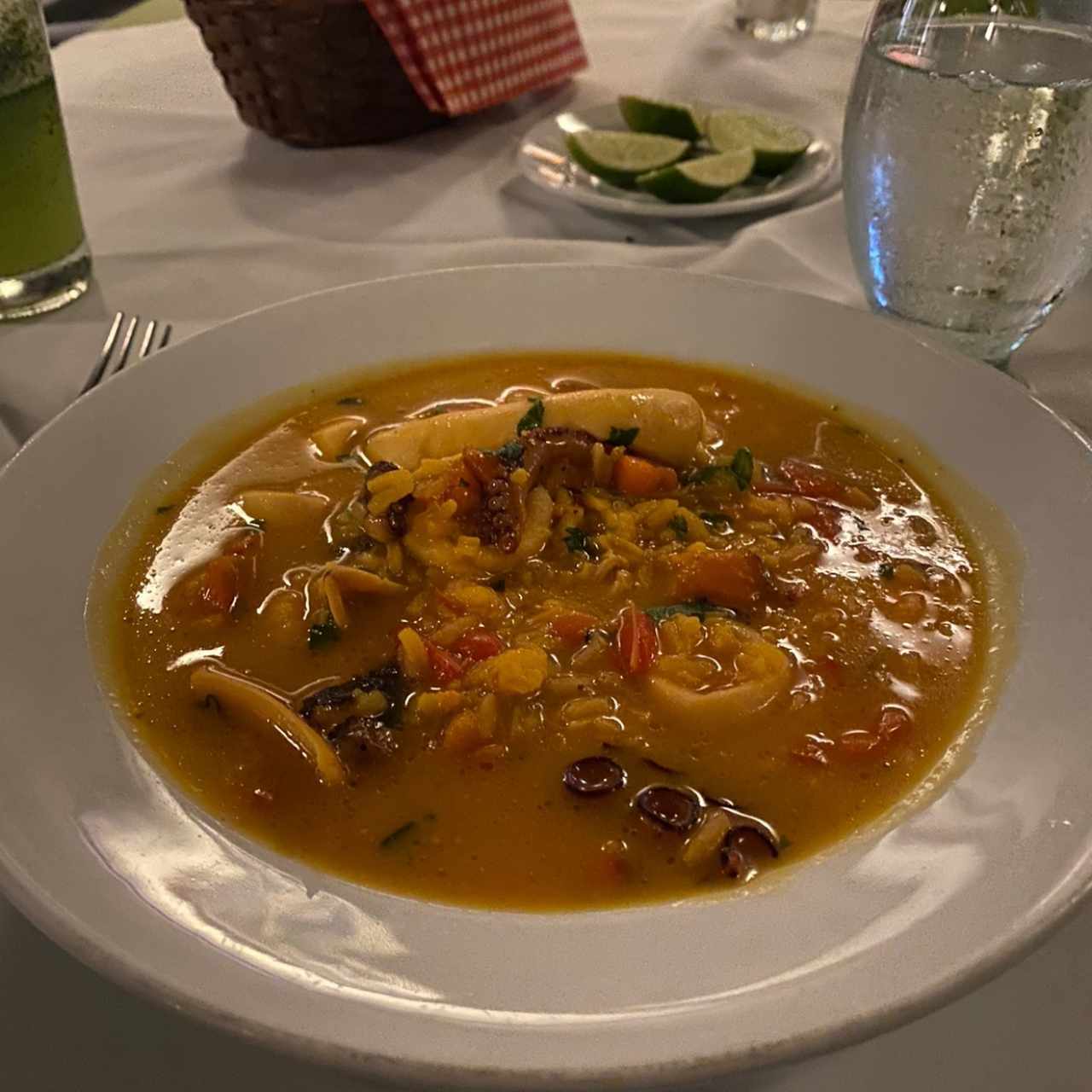 asopado de mariscos Especial +pulpo+calamar