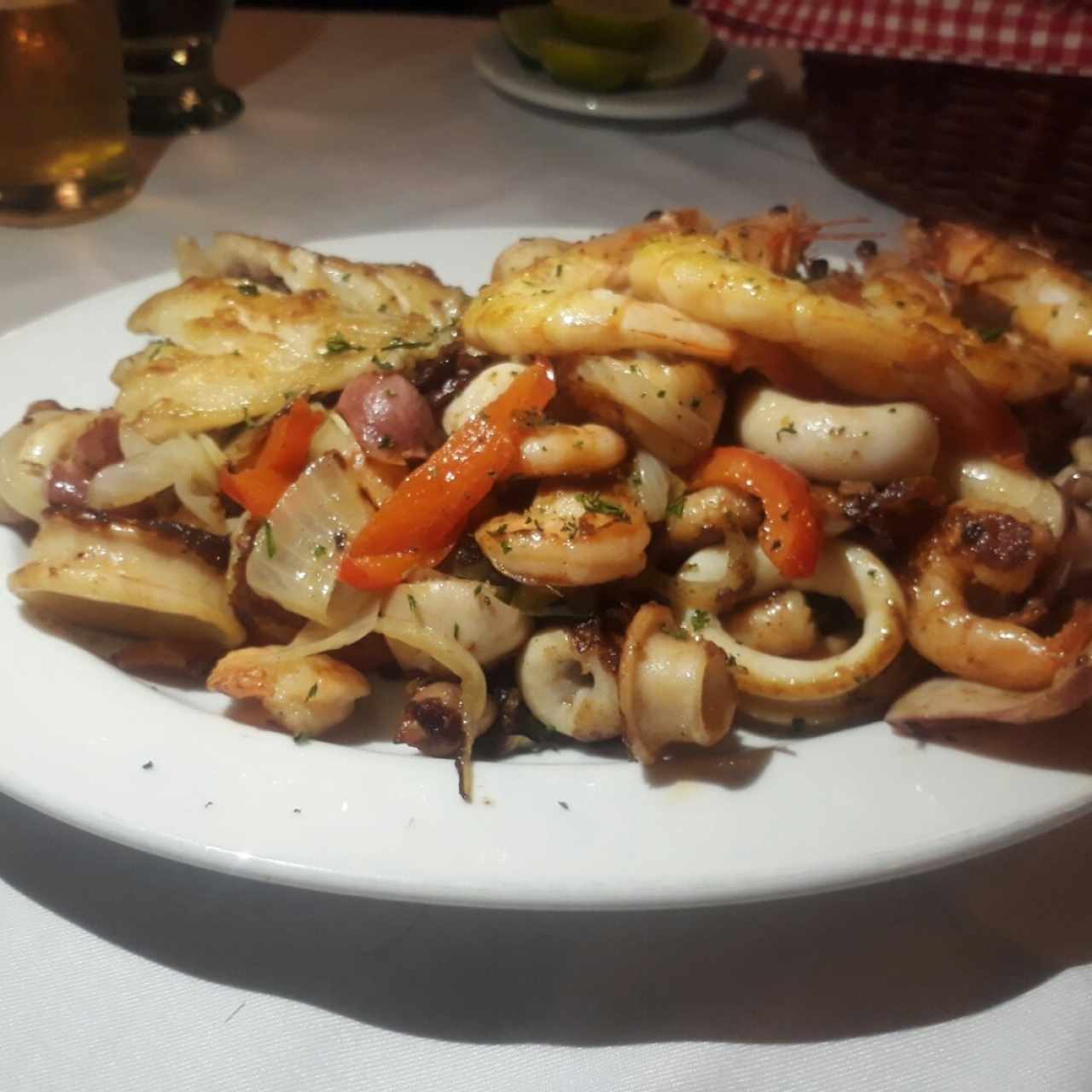 parrilla especial de mariscos
