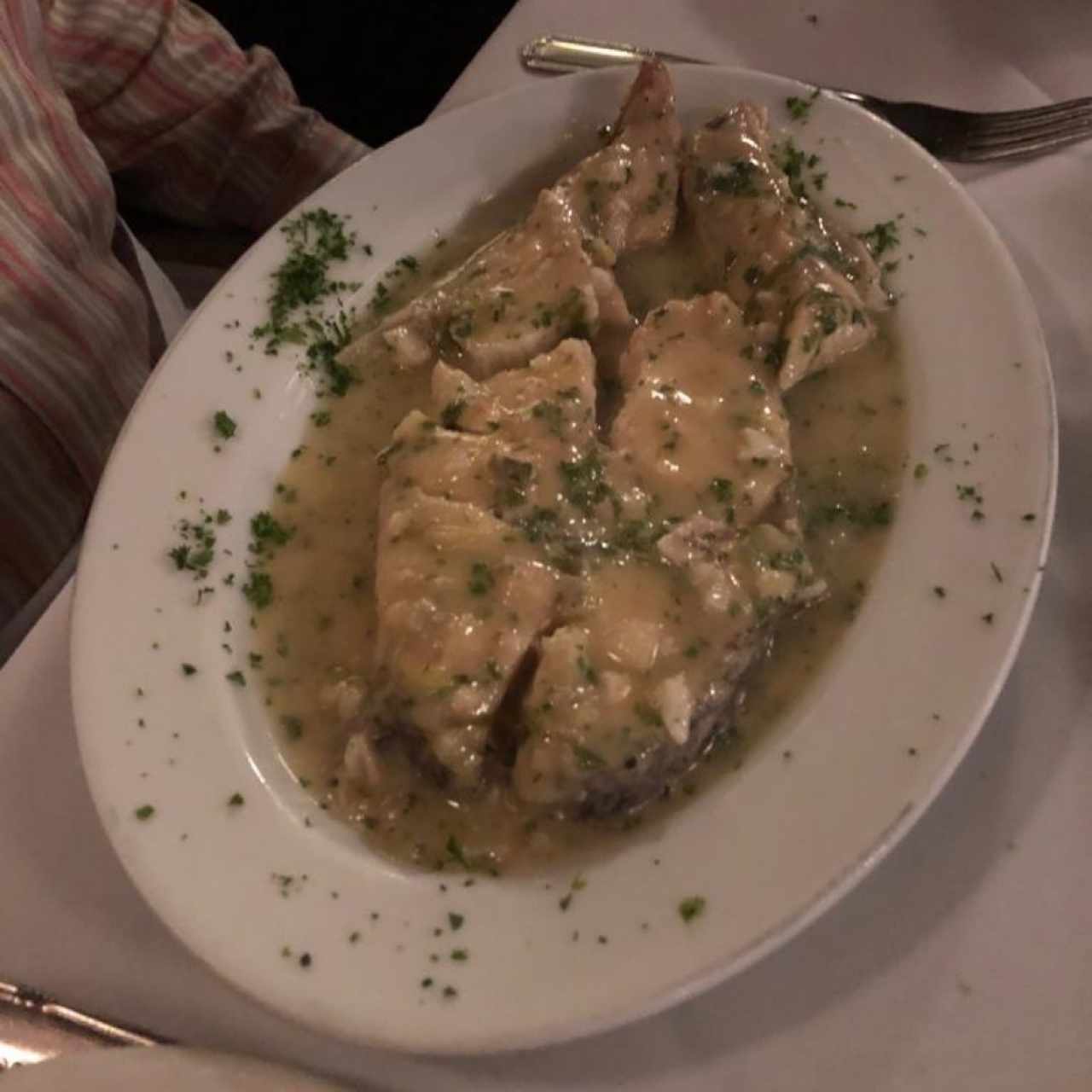 Mero en salsa Verde