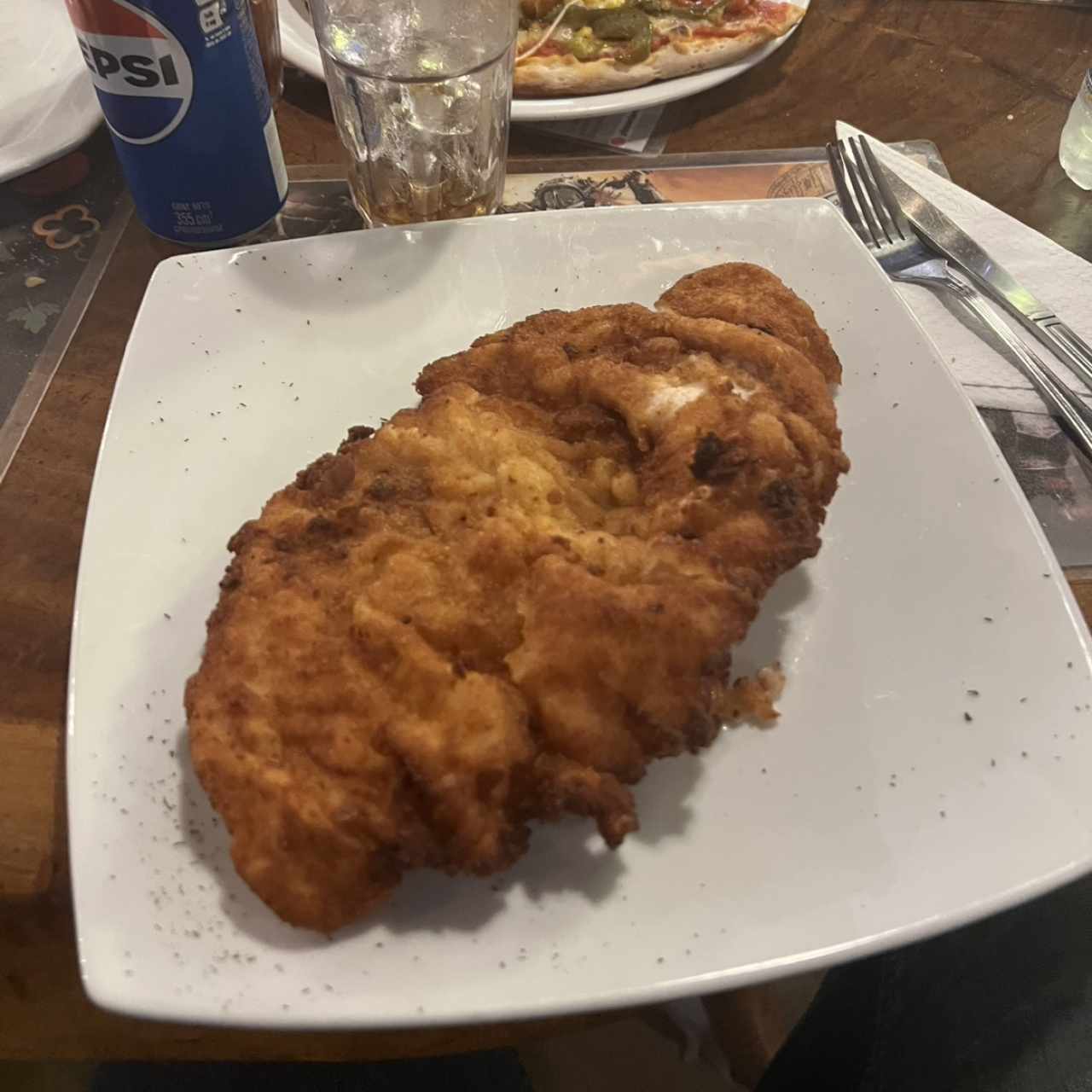 PECHUGA DE POLLO EN MILANESA