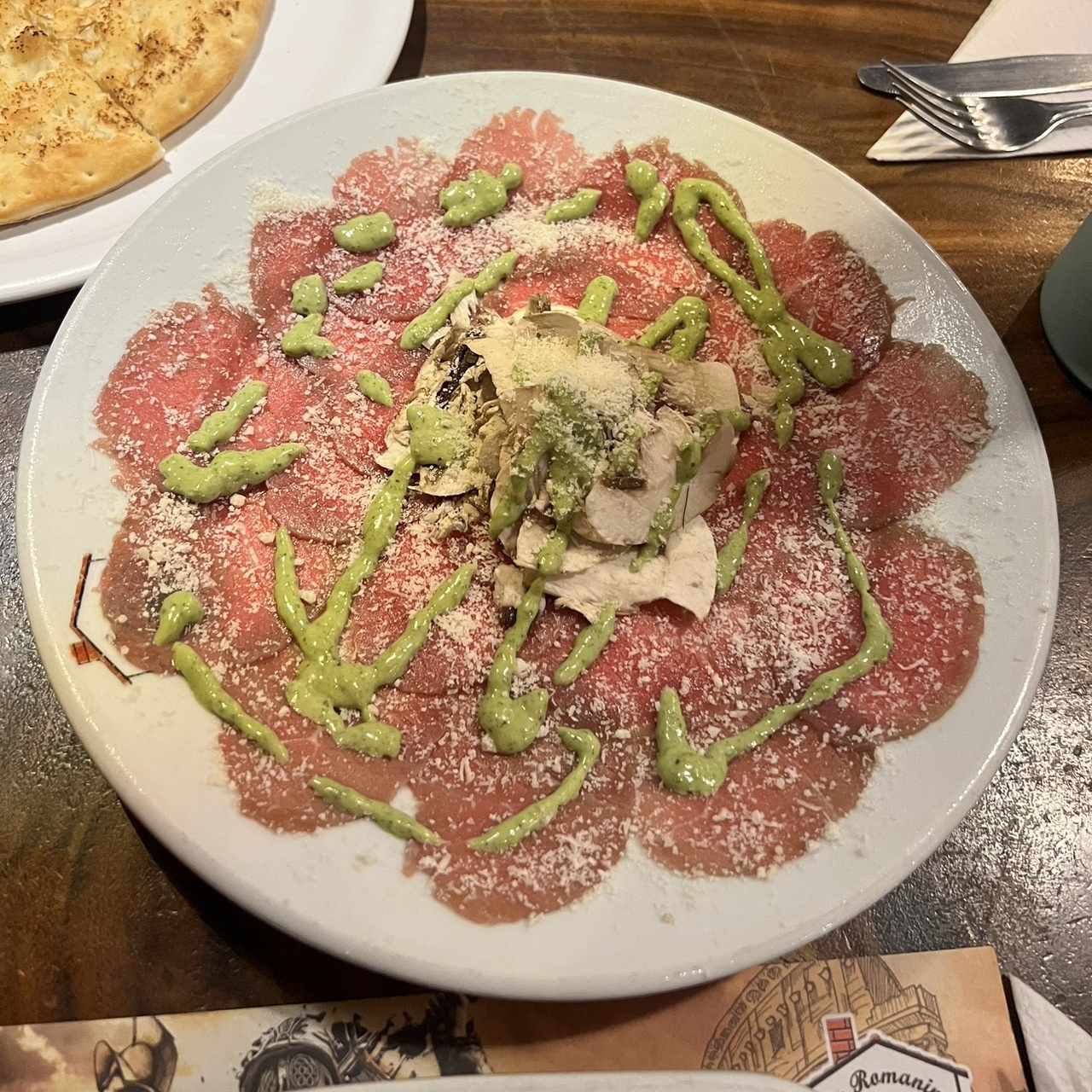 ENTRADAS - CARPACCIO DI MANZO