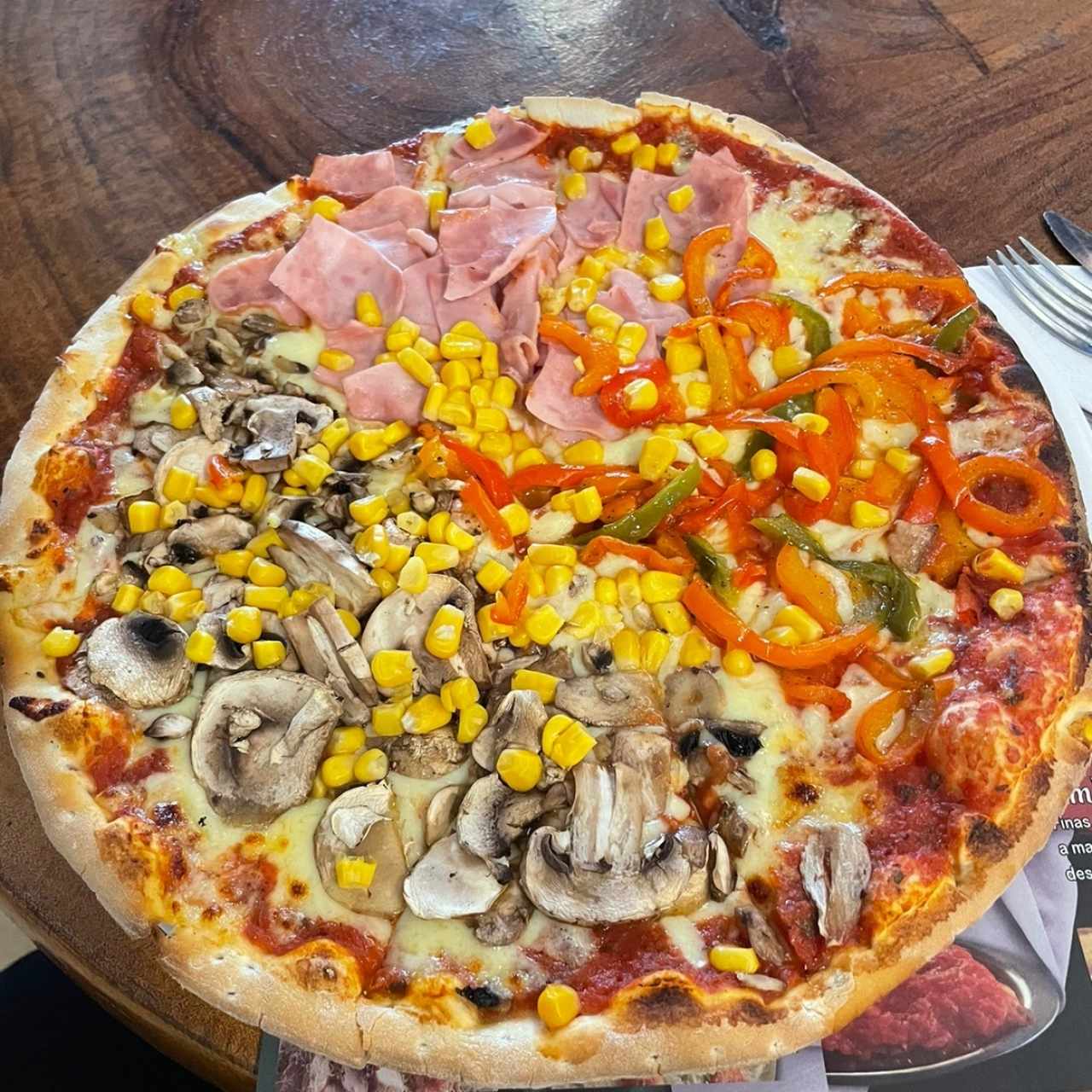 Pizza cuatro estaciones