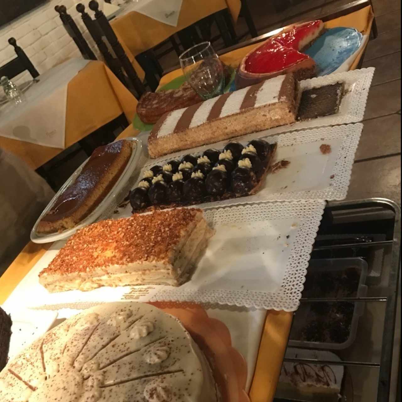 carrito de postres 