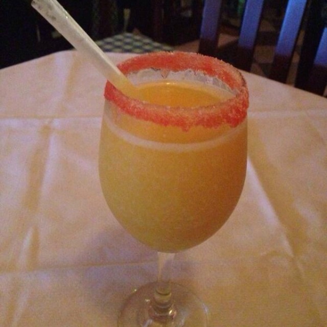 Un daiquiri de melocotón... Genial 