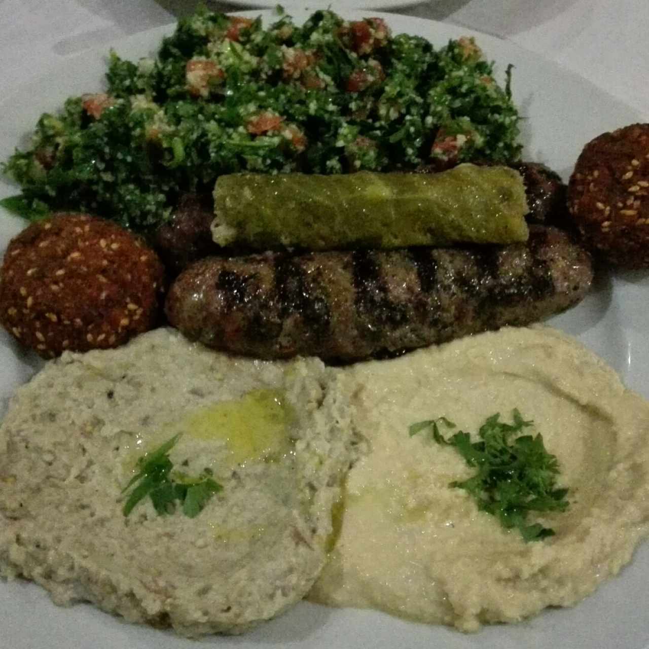 Plato de degustación de carne