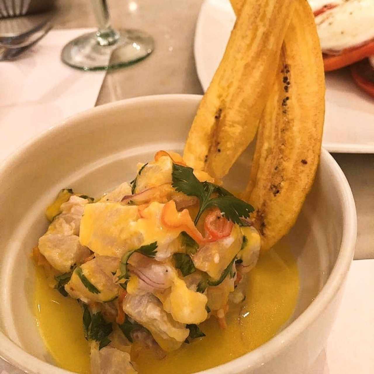 Ceviche de pescado blanco 