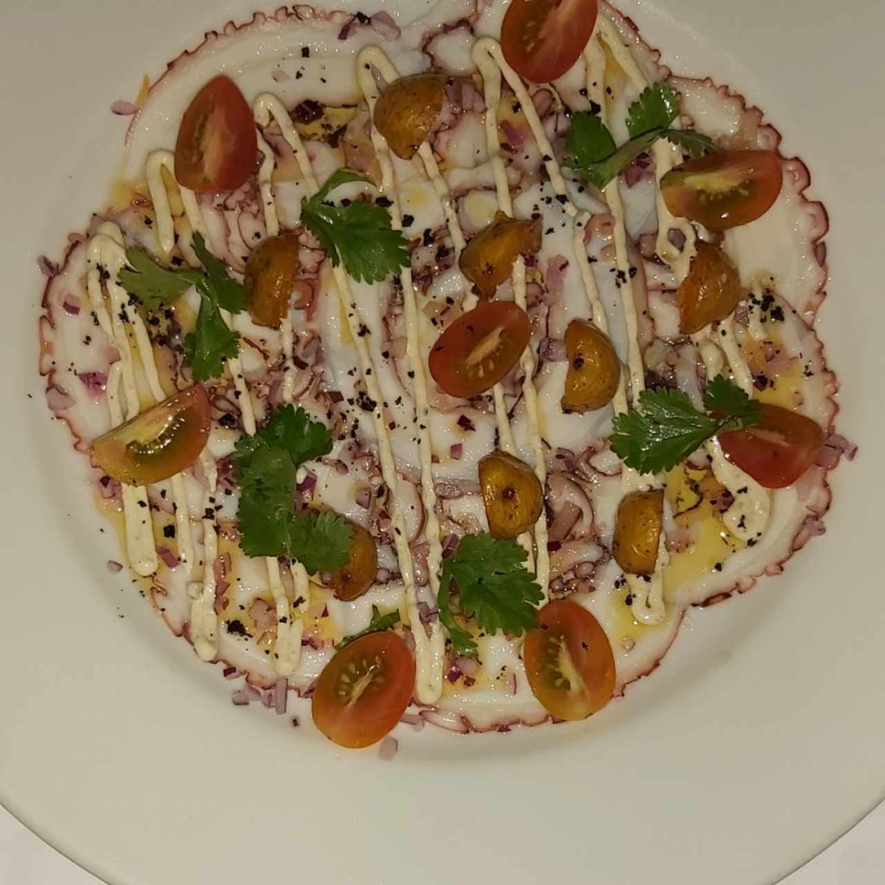 carpacho de pulpo