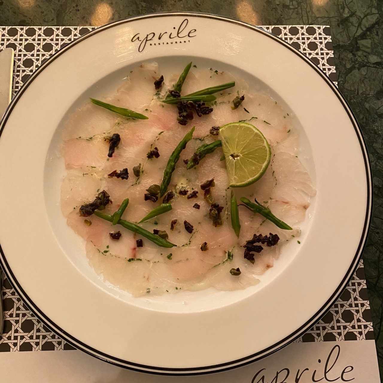 Tiradito de Robalo