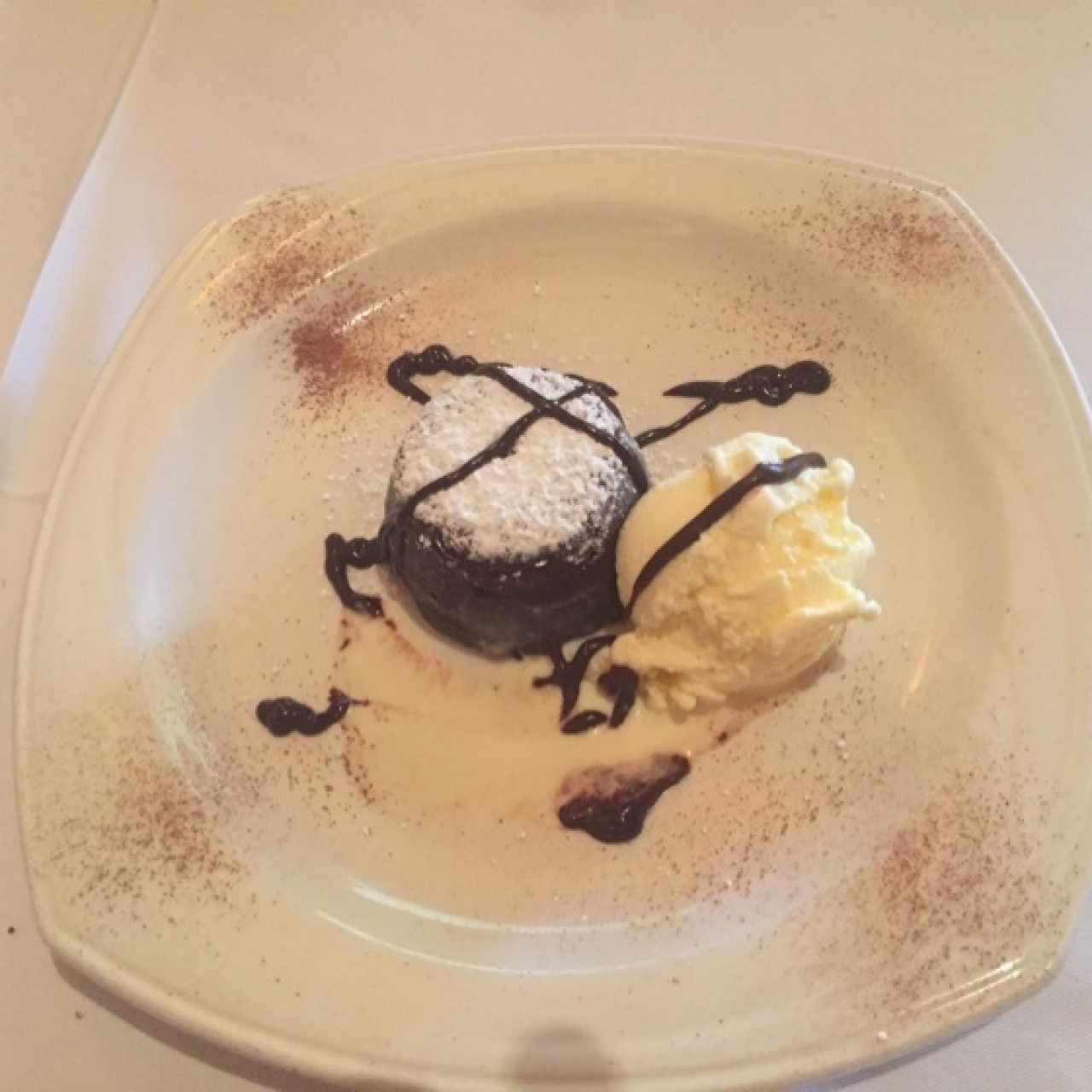 Fondant con Helado