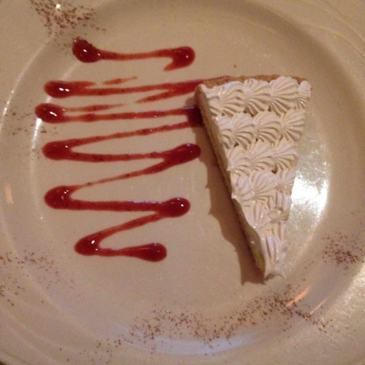 postre: pie de limon