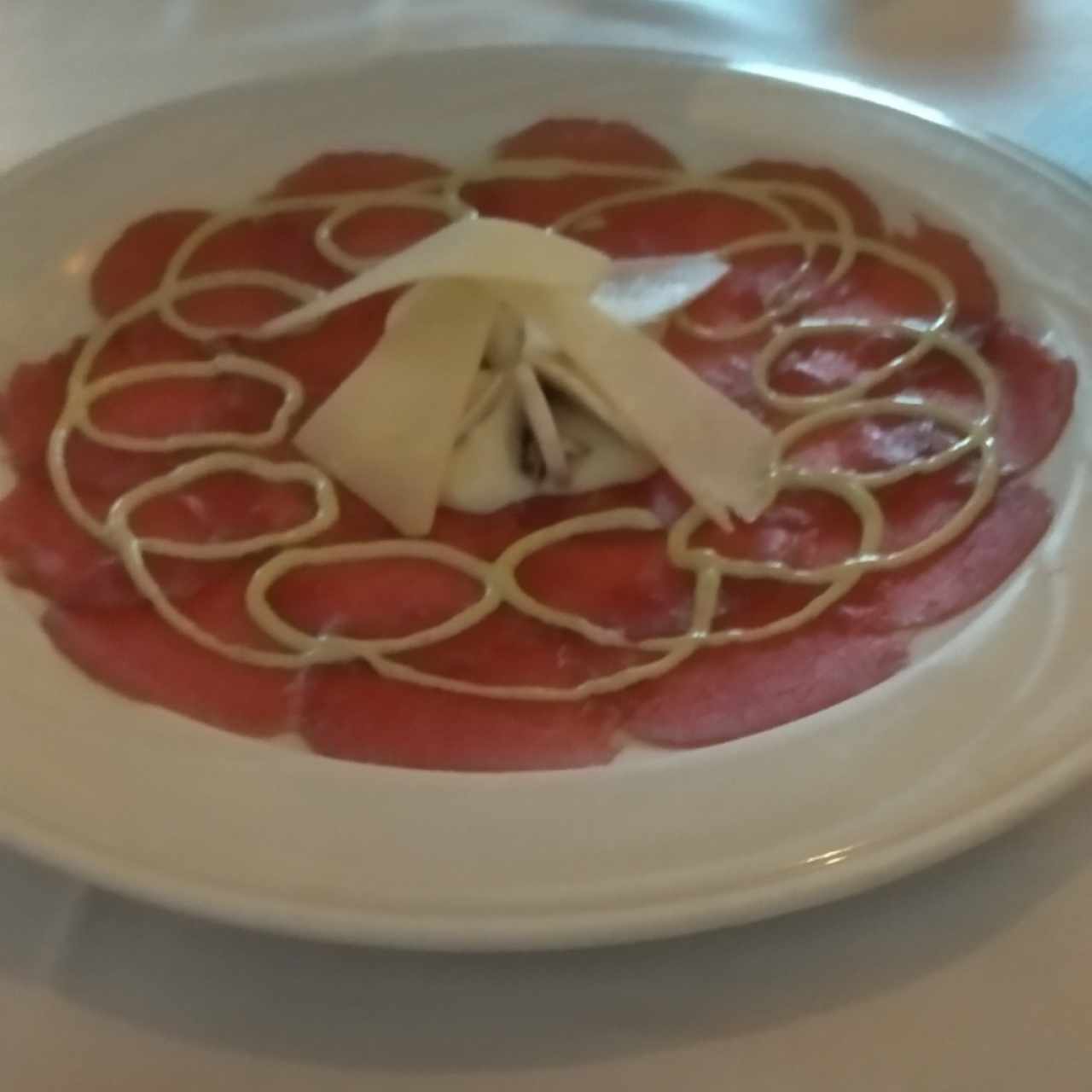 carpaccio de lomito