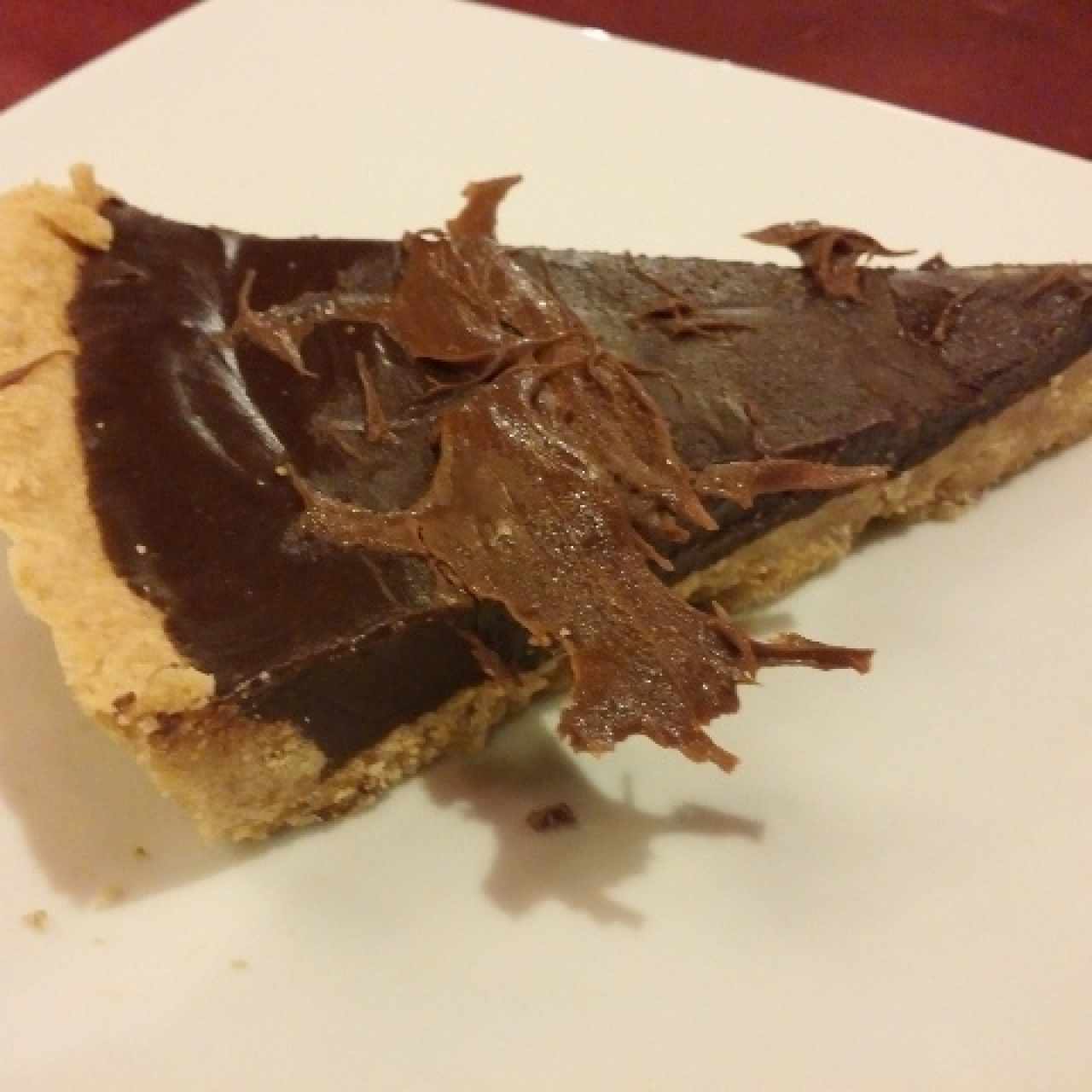 Pie de chocolate