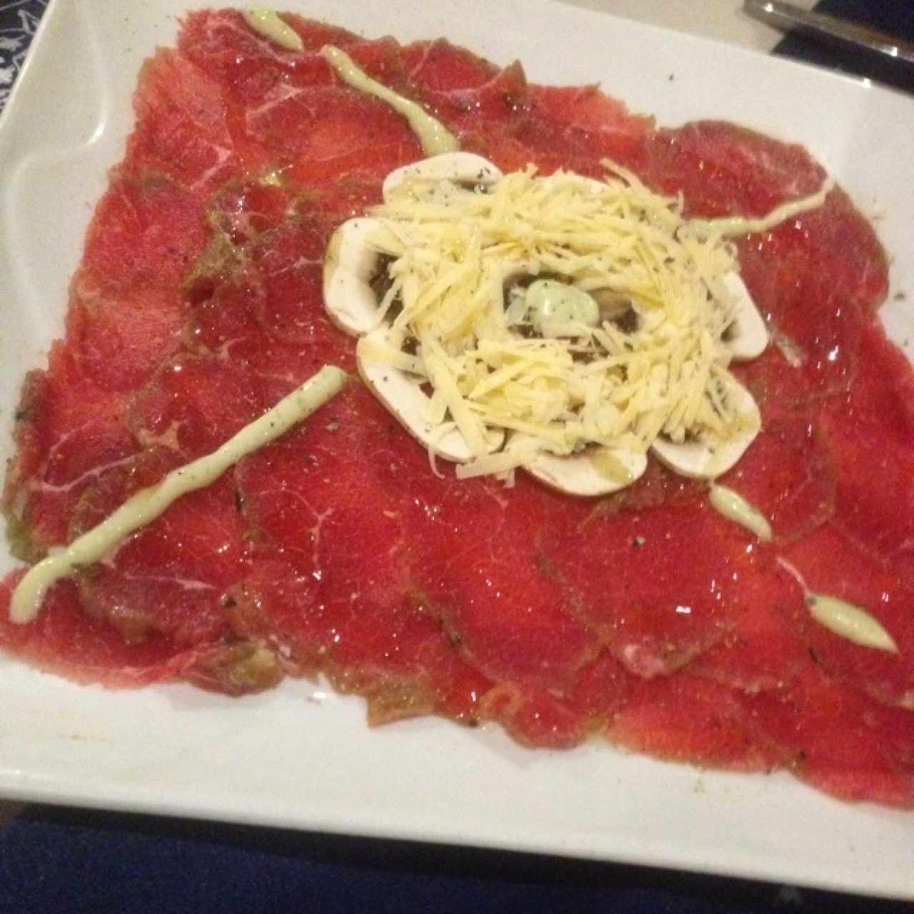 Carpaccio de Lomito. 