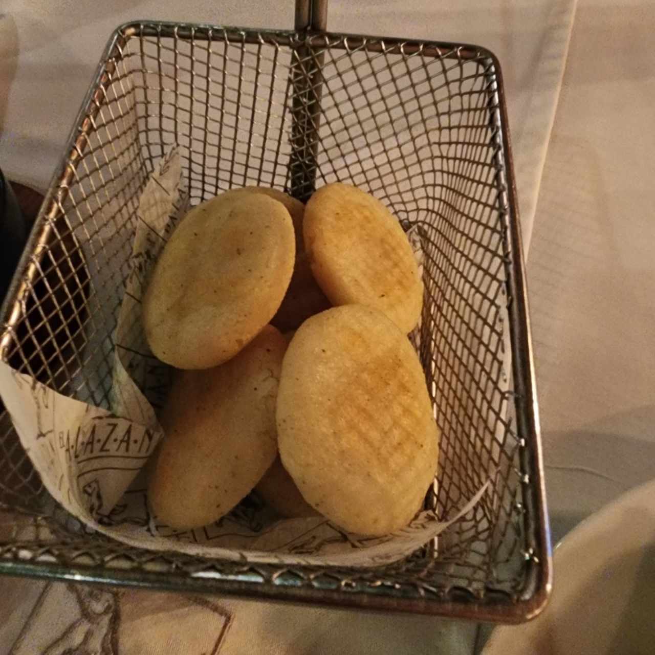 Ración de arepitas fritas