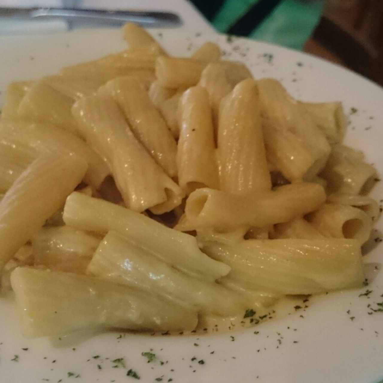 Rigatoni Cuatro Quesos 
