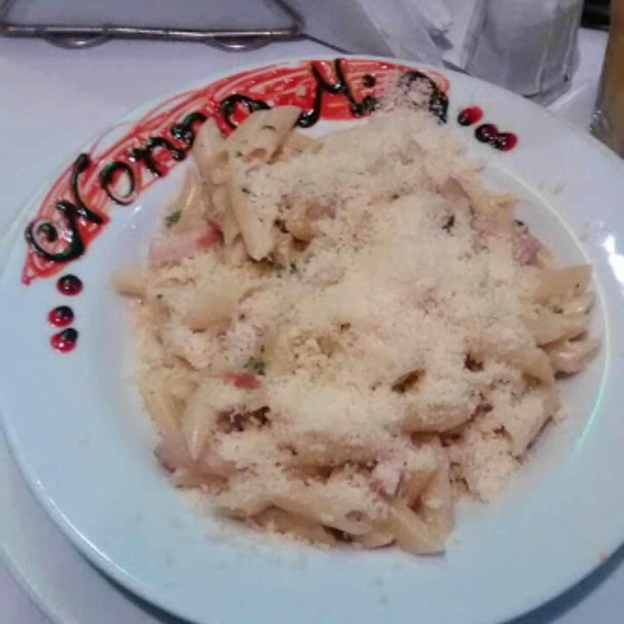 Plumitas carbonara