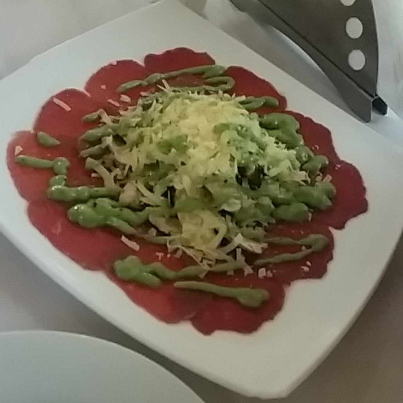 carpaccio de lomito