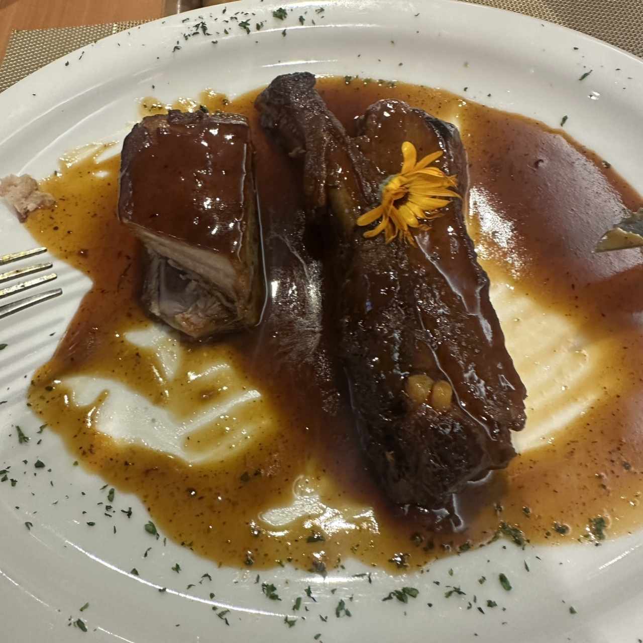 Costillas de Cerdo en Salsa Barbecue