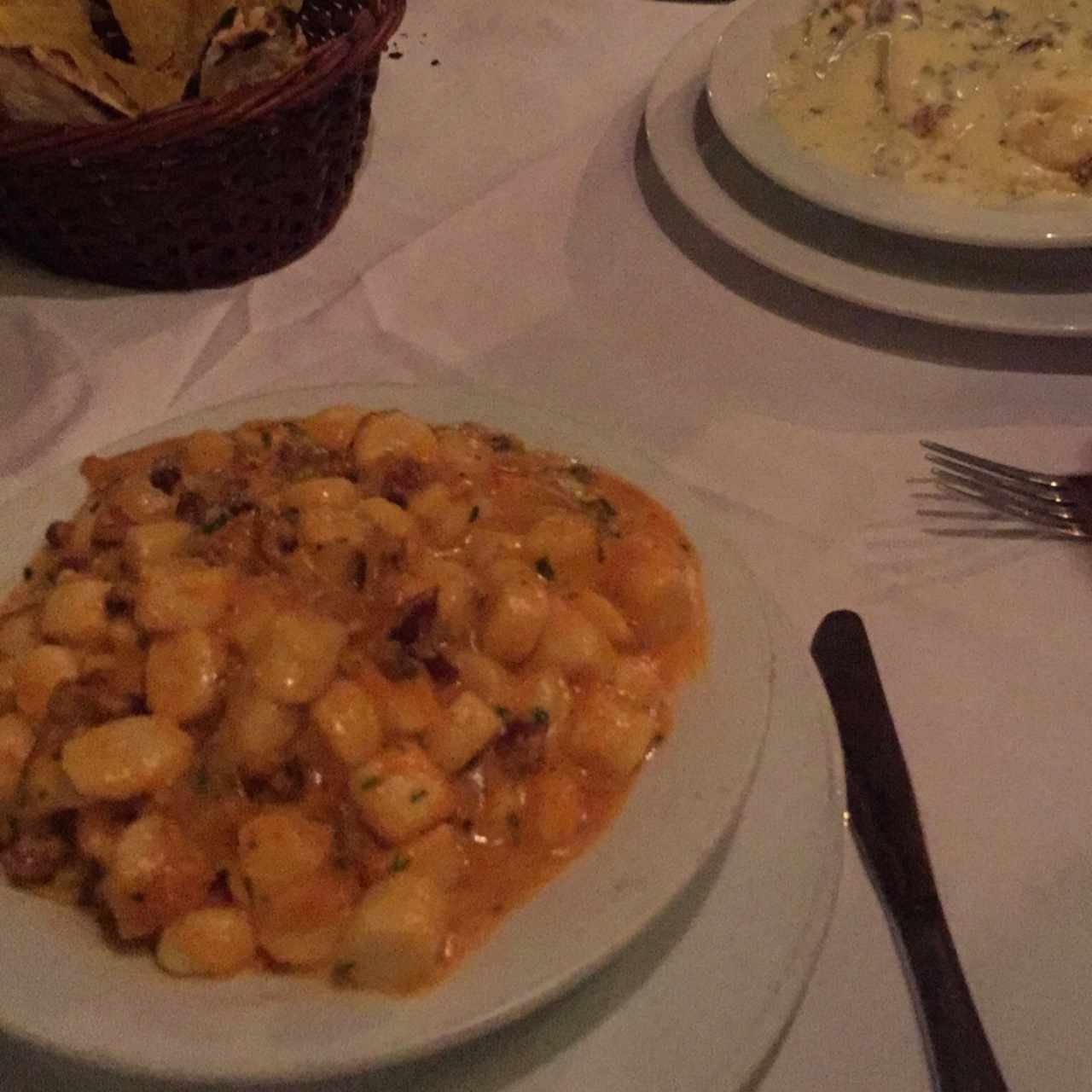 ñoquis a la amatriciana