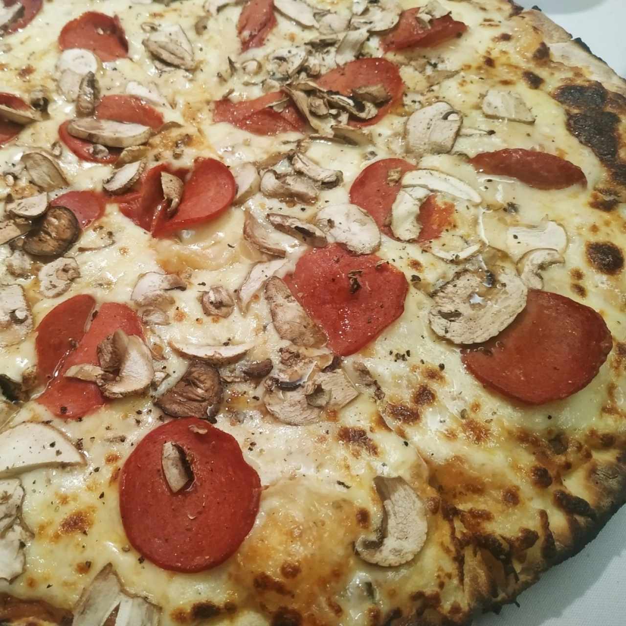 Diavola e champignon freschi