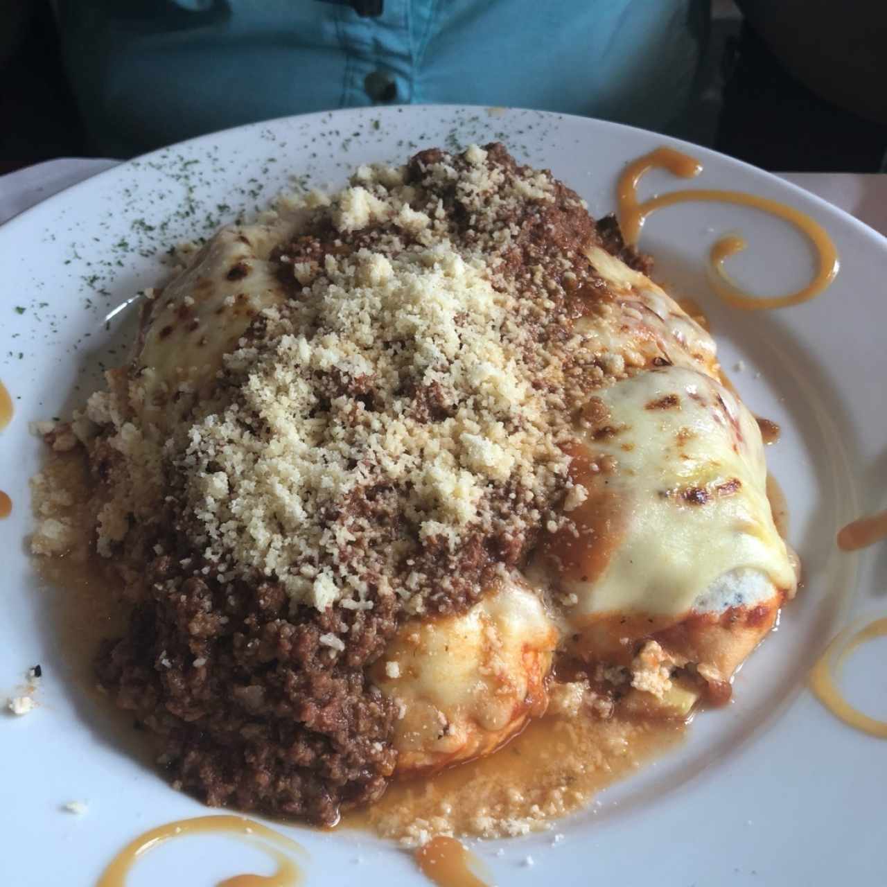Canelones al graten 