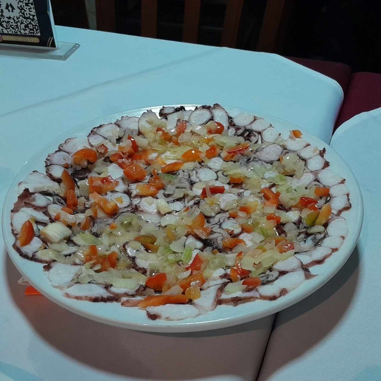Carpaccio de pulpo