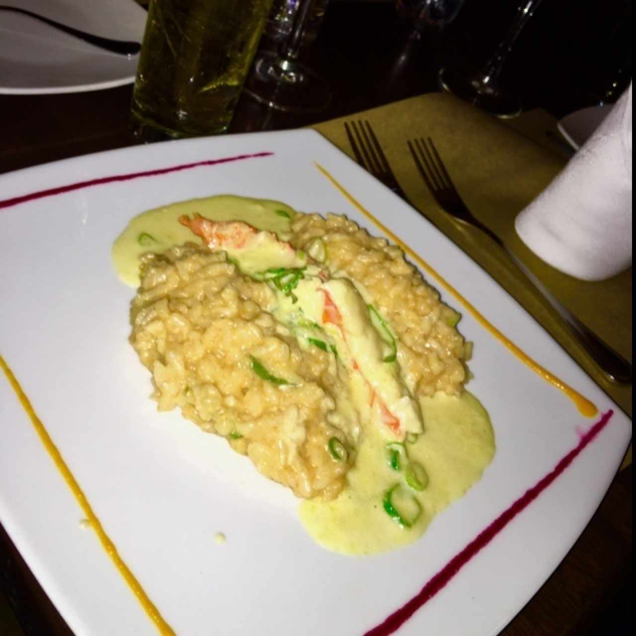 Risotto de langosta 