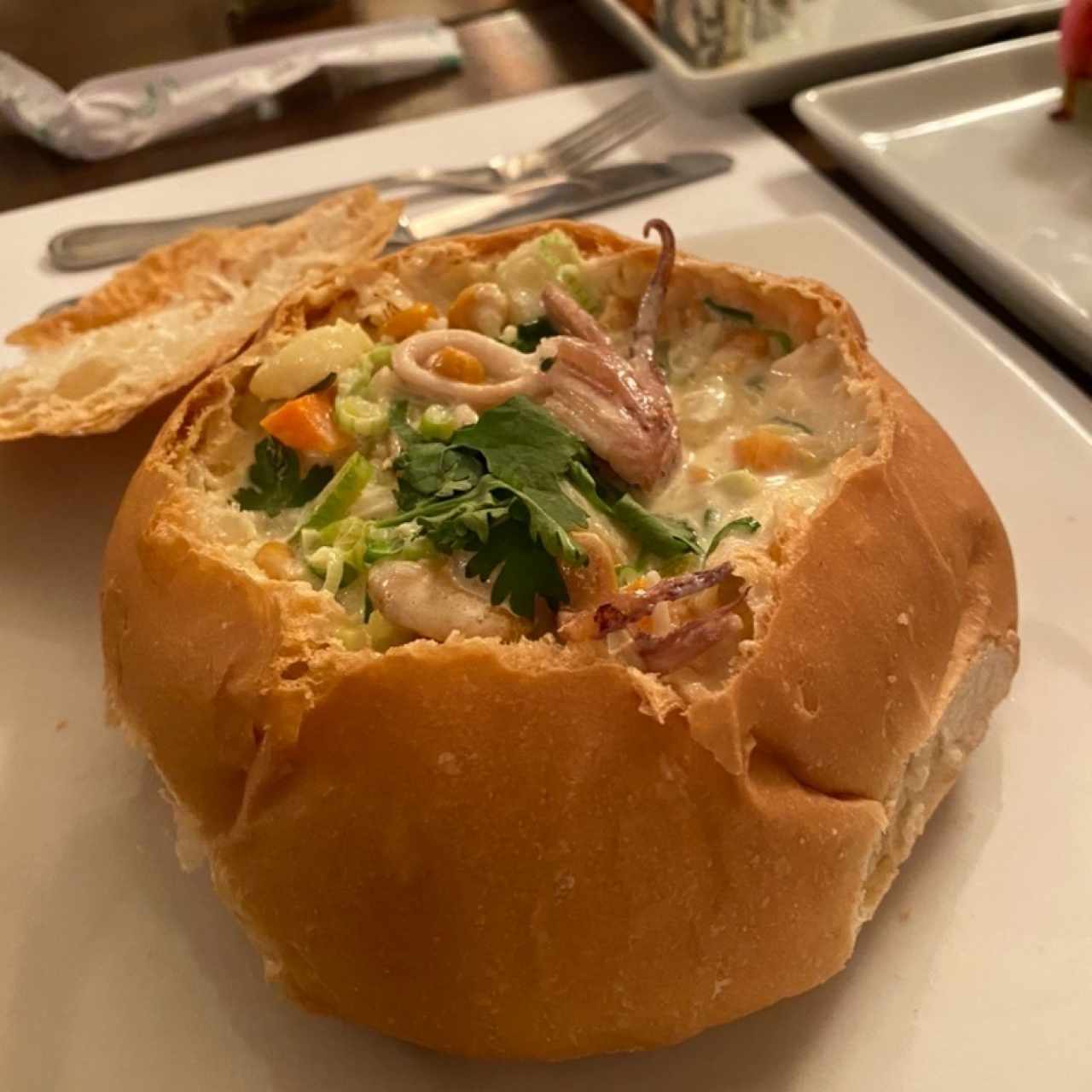 sopa marisco
