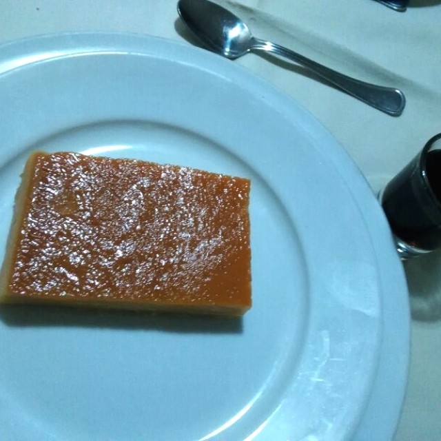 Tocinillo del cielo y orujo de café