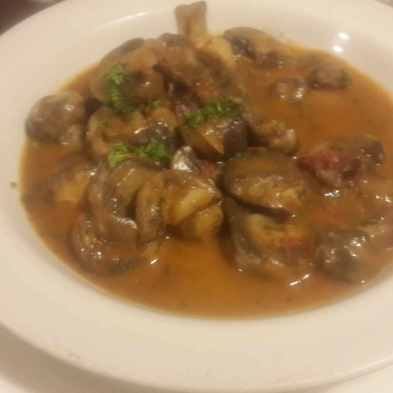 Champiñones con Jamon el Meson