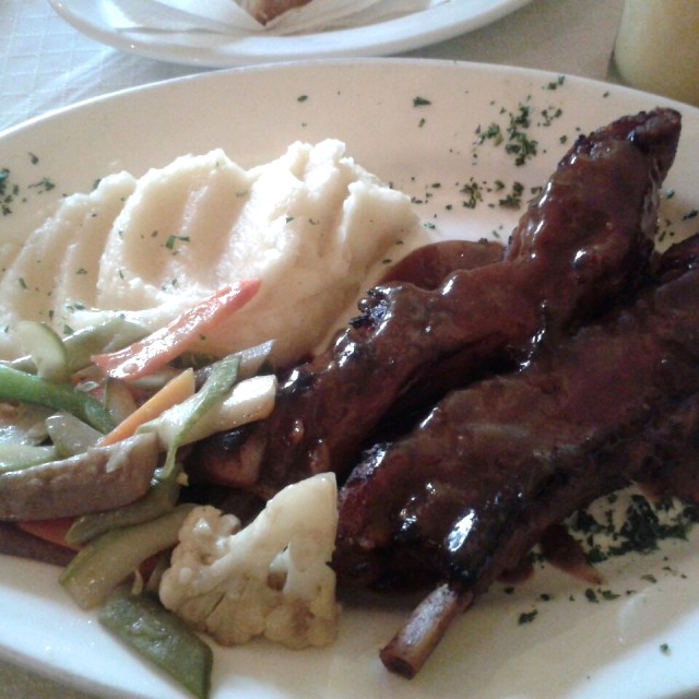 Costillas a la bbq