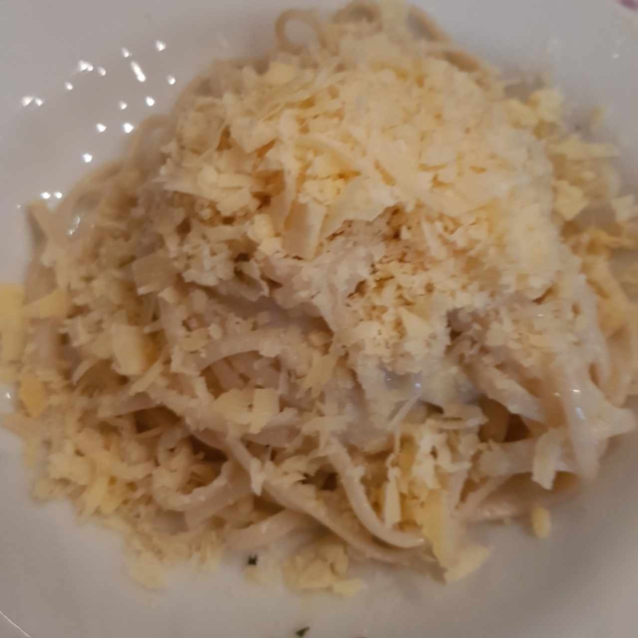Pasta cuatro quesos 
