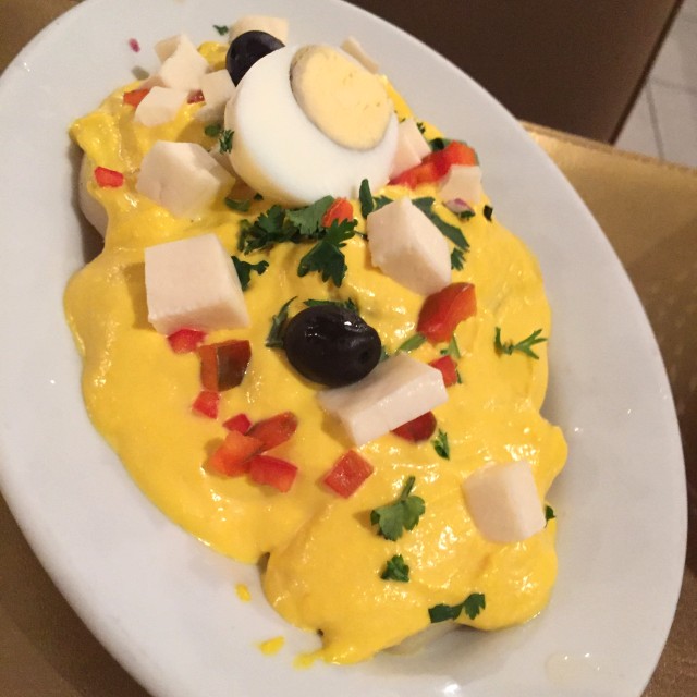 Papas a la huancaina 