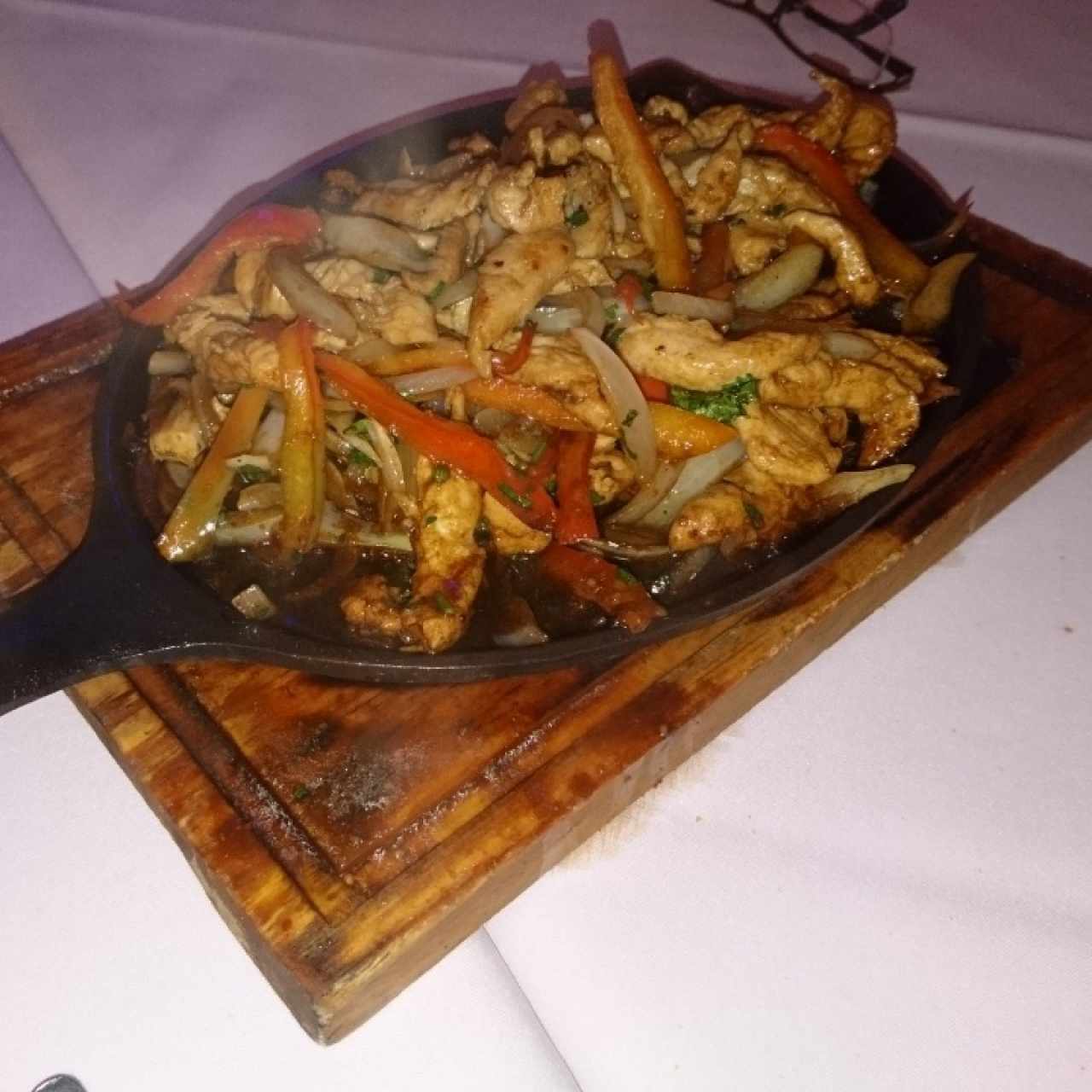 Fajitas de pollo