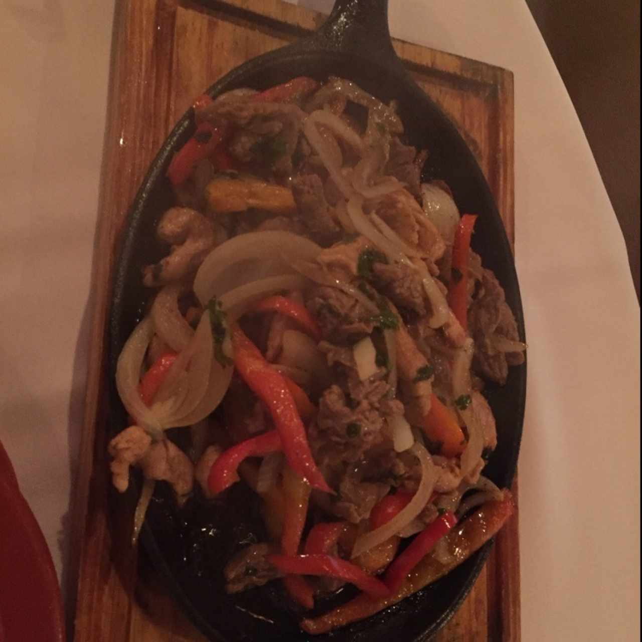 fajitas de lomito 