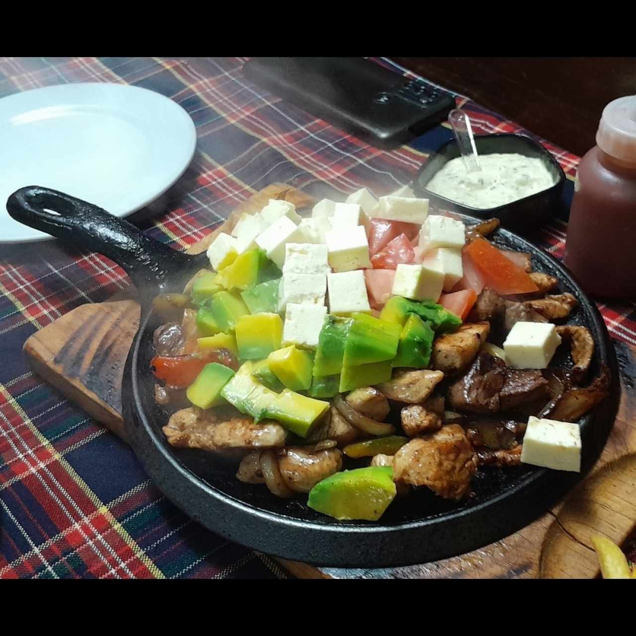 Parrilla mixta en sarten caliente!