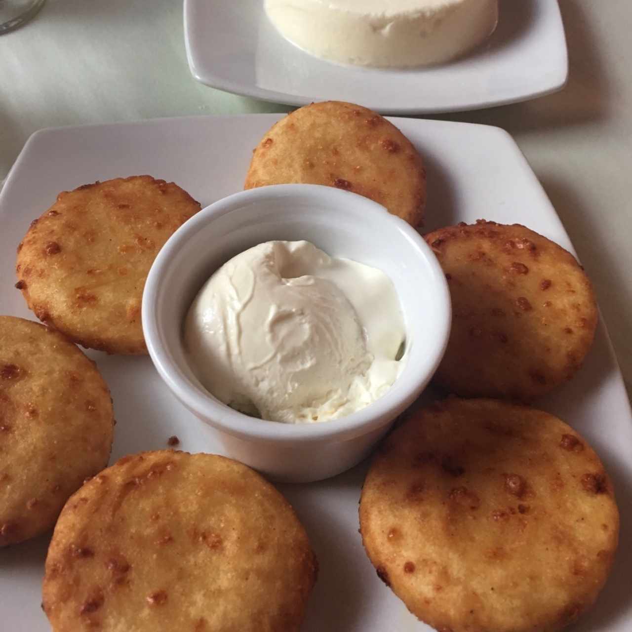 arepitas con nata y queso telita